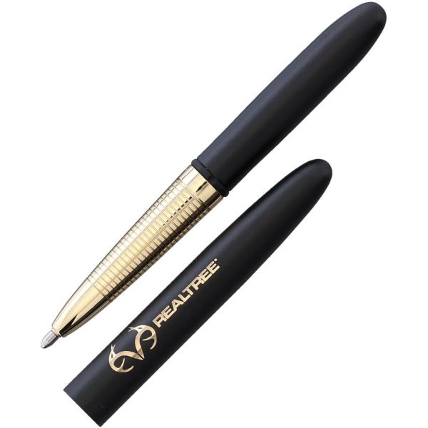 Fisher Space Pen Bullet Realtree Matte Black Gold