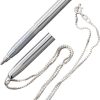 Fisher Space Pen Chrome Bullet Tactical Pen w Neck Chain