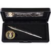 Fisher Space Pen Shuttle Chrome Gold Tactical Pen Writes Upside Down