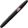 Fisher Space Pen Bullet Matte Black Tactical Pen American Flag