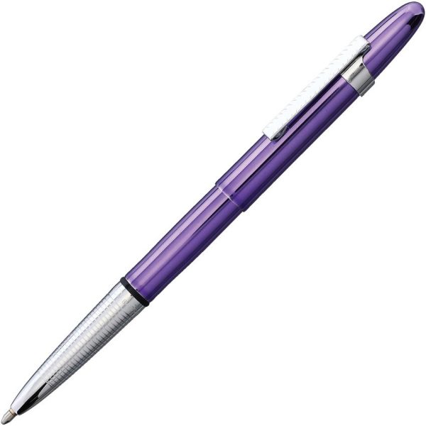 FP842845.jpg Fisher Space Pen Bullet Purple Haze Tactical Pen Pocket Clip