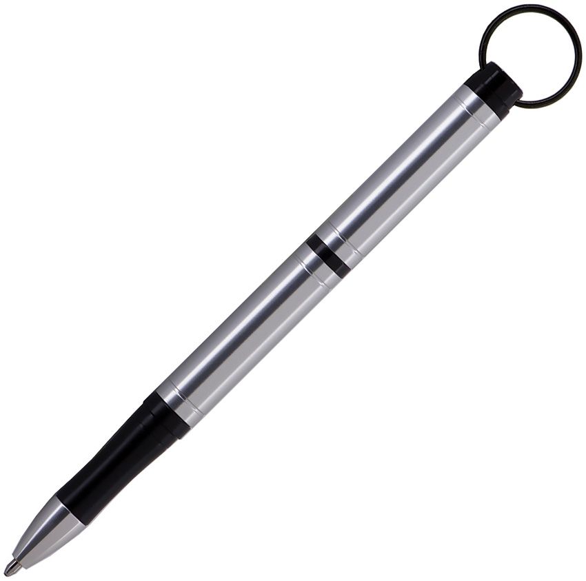 Fisher Space Pen Backpacker Keyring Pen Silver 4" Closed