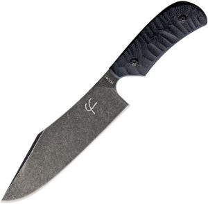 Fred Perrin Le Bowie Fixed Blade Knife 6" 440C Stainless Black