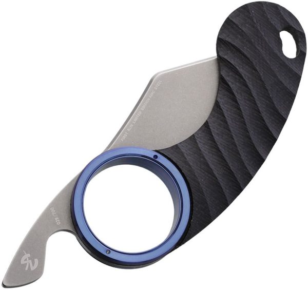 Fred Perrin La Griffe Folder Shark Blue 440C Folding Knife