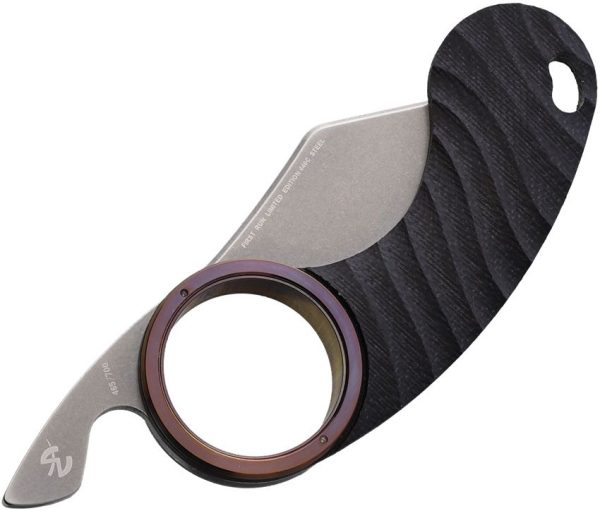 Fred Perrin La Griffe Folder Shark Brown 440C Folding Knife