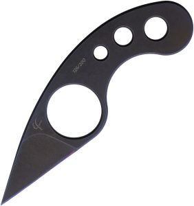 Fred Perrin La Griffe Titanium Fixed Blade Blue Anodized