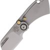 Max Knives Sepia Framelock Satin N690 Folding Knife 3.38"