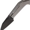 Fred Perrin Warthog Silver Folding Knife N690 Titanium