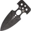 Max Knives Devil's Tongue Push Dagger Fixed Blade Black Stonewash