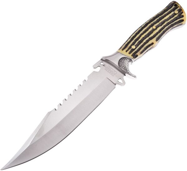 Frost Cutlery Sharps Bowie 3Cr13 Jigged Handle