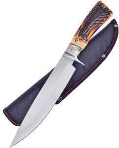 Frost Cutlery Bowie Torch Stag Handle 7.25 inch
