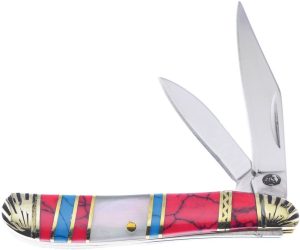 Frost Cutlery Peanut Blue Turquoise - Folding Knife