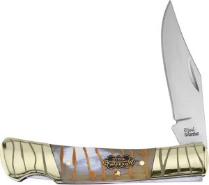 FSW100TG.jpg Frost Cutlery Barracuda Lockback Tiger Bone