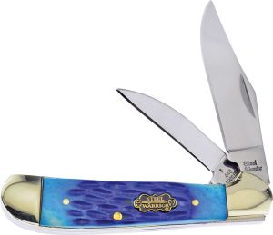 Frost Cutlery Copperhead Lockback Caribbean Blue Bone