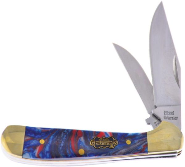 Frost Cutlery Copperhead Lockback Patriotic America