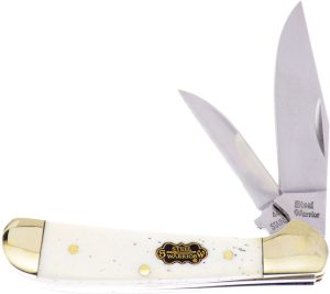 Frost Cutlery Locking Copperhead White Bone Folder