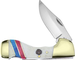 Frost Cutlery Choctaw Lockback Liberty Bell Red White Blue