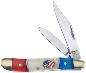 Frost Cutlery Little Peanut Red White Blue