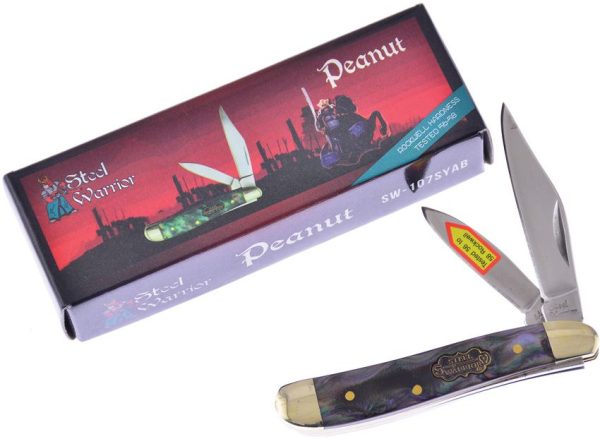 Frost Cutlery Peanut Faux Abalone Synthetic Handle