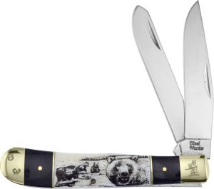 Frost Cutlery Bear Trapper Buffalo Horn & Bone