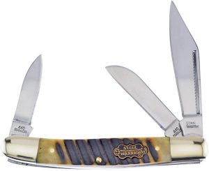 FSW112BRJS.jpg Frost Cutlery Wrangler Chainsaw - Jigged Bone Multi-Blade