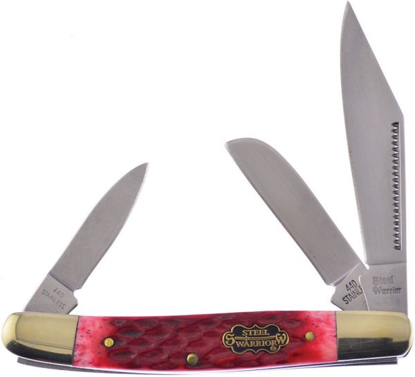 Frost Cutlery Wrangler Red Pickbone Folding Knife