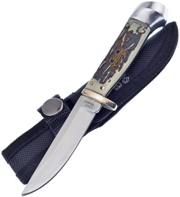 Frost Cutlery Fixed Blade Stag Resin - 4in