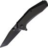 Frost Cutlery Linerlock A/O Tanto Black Coated