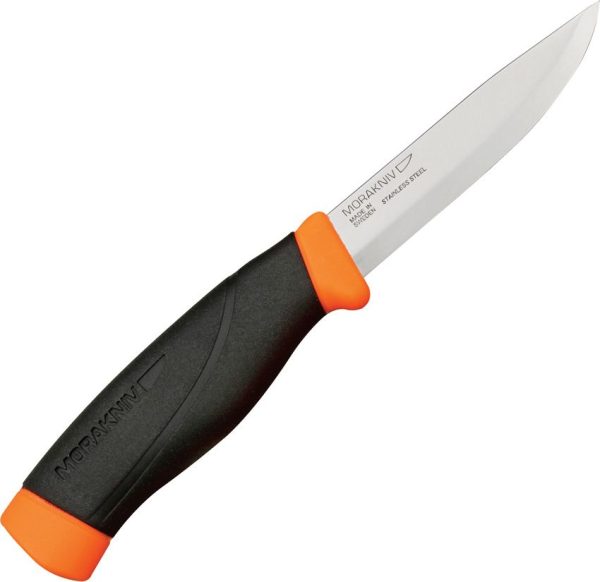 Mora Companion Pinpack Orange - Stainless Fixed Blade