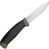 Mora Companion Military Green - Stainless Fixed Blade