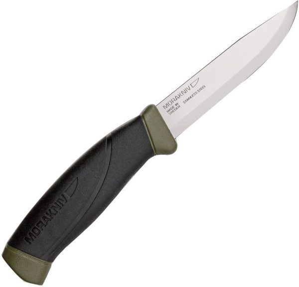Mora Companion Military Green - Stainless Fixed Blade