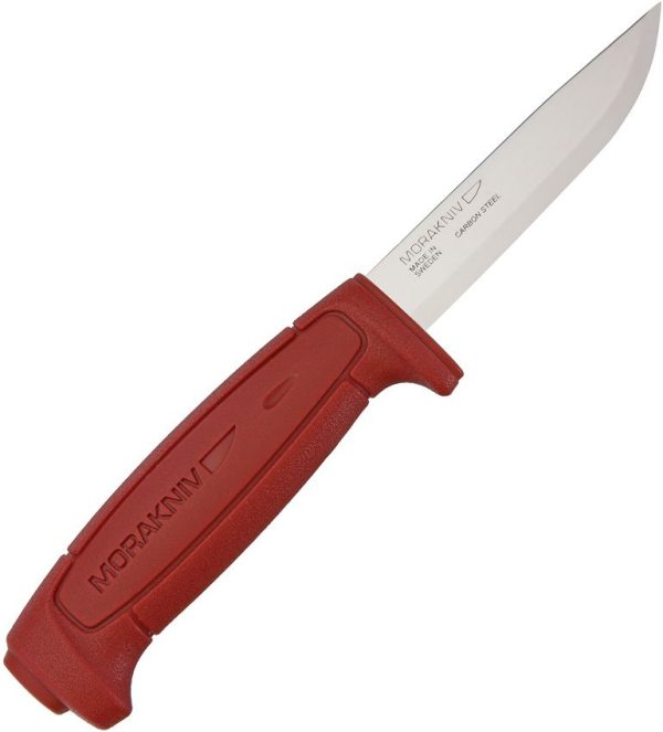Mora Basic 511 Fixed Blade - Carbon Steel Red