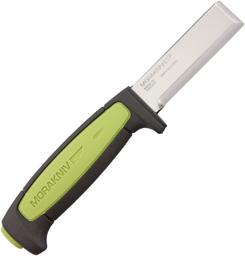 Mora 2 7/8" Carbon Steel Chisel Fixed Blade with Sheath