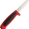Mora Basic 511 Fixed Blade Red Handle