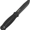 Mora Garberg Carbon Steel Fixed Blade - Black Leather Sheath