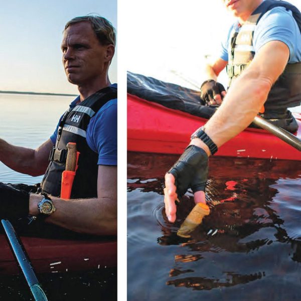 Mora Floating Knife Mirror Serrated Stainless - Orange Sheath