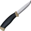 Mora Companion Desert Tan Stainless Fixed Blade