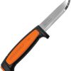 Mora Basic 546 Black/Orange Stainless Fixed Blade