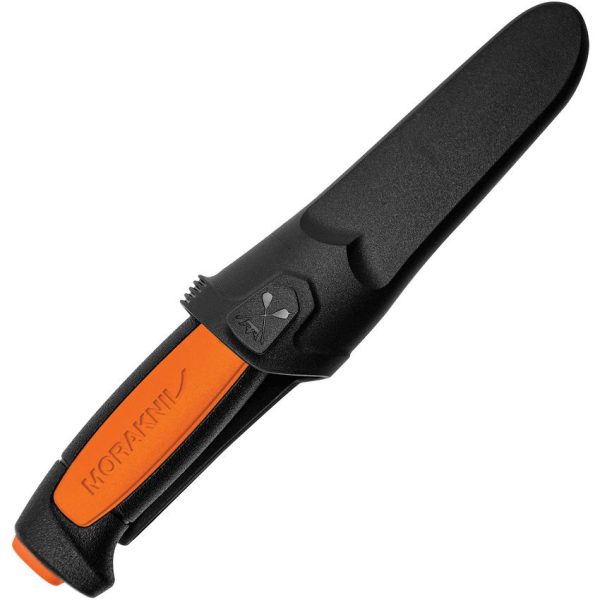Mora Basic 546 Black/Orange Stainless Fixed Blade