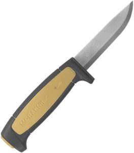 Mora Basic 511 Black/Tan Carbon Steel Fixed Blade