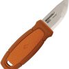 Mora Eldris Fixed Blade Burnt Orange Knife
