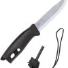 Mora Companion Spark Black Knife Fire Starter