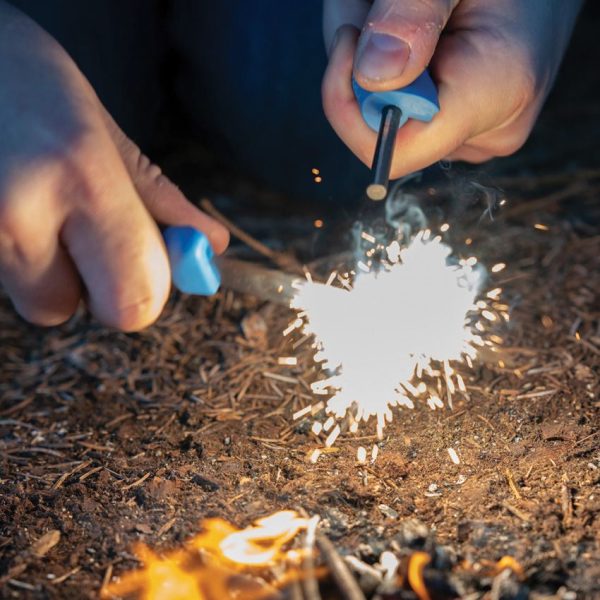 Mora Companion Spark Blue Fixed Knife - Fire Starter