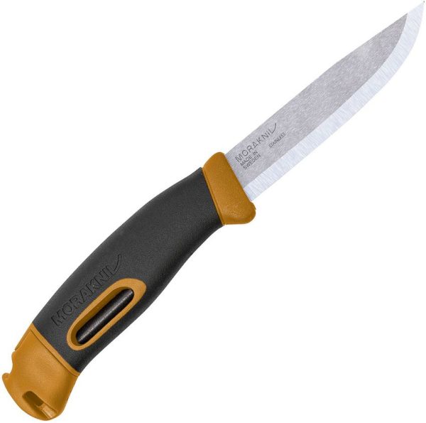 Mora Companion Spark Yellow Fixed Knife - Fire Starter