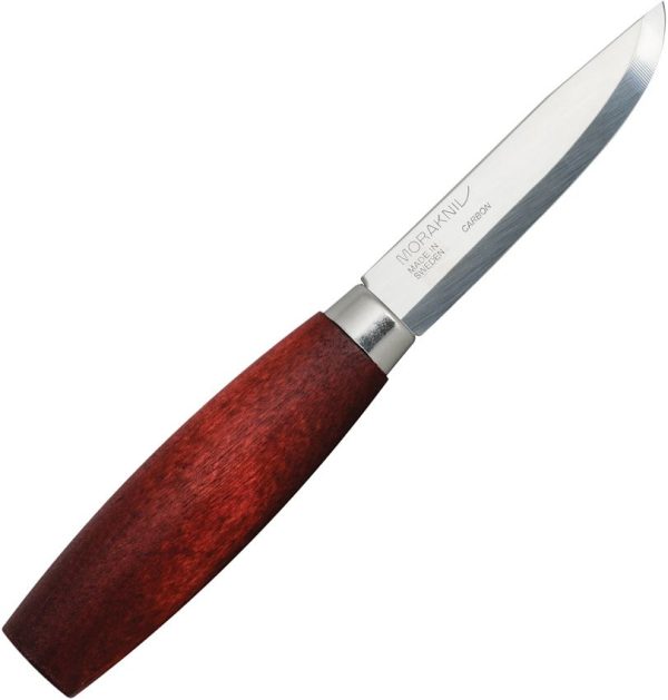 Mora Classic No 1 Red Birch Fixed Knife - Carbon Steel