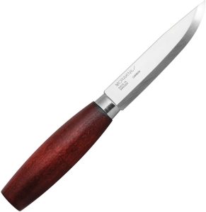Mora Classic No 2 Red Birch Fixed Knife - Carbon Steel