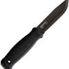 Mora Garberg Black Finish Fixed Knife - Carbon Steel