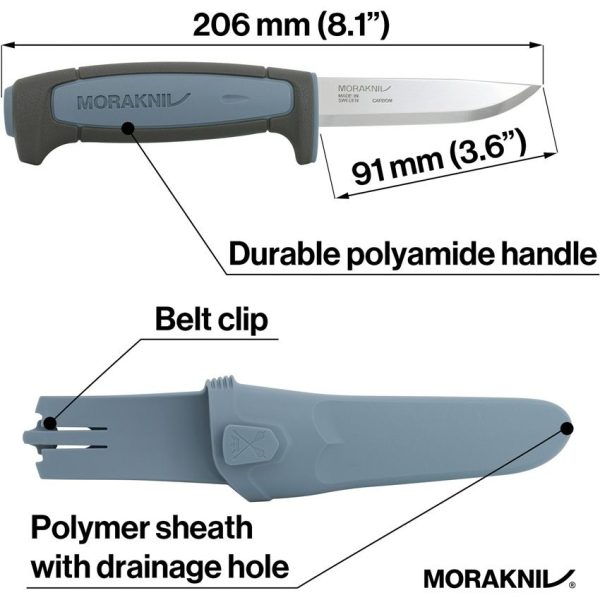 Mora Basic 511 Carbon Steel Fixed Blade Knife