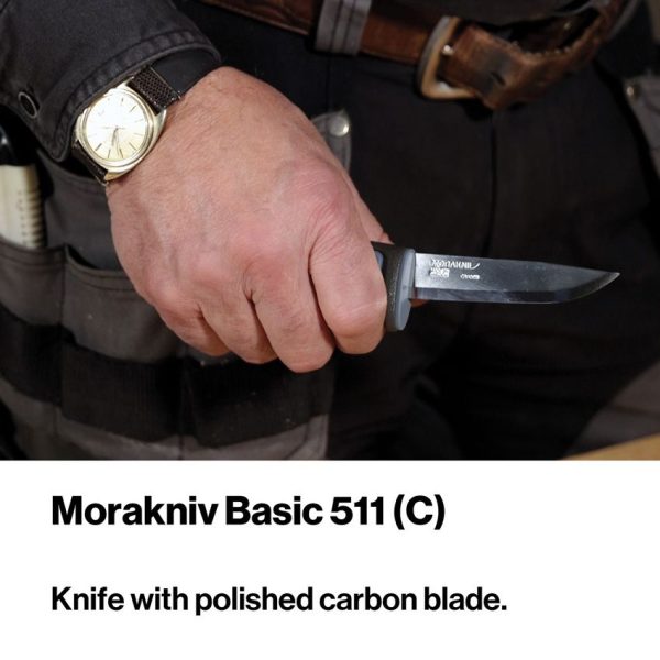 Mora Basic 511 Carbon Steel Fixed Blade Knife