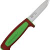 Mora Basic 511 Fixed Blade - Carbon Steel Green Red